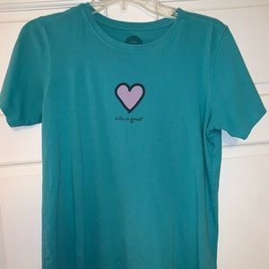 teal life is good tshirt!